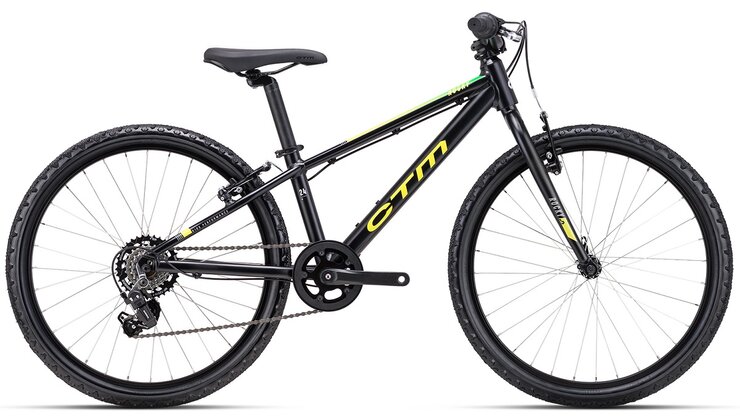 Bicykel CTM Rocky 1.0 Matná Čierna / Zelená 2025