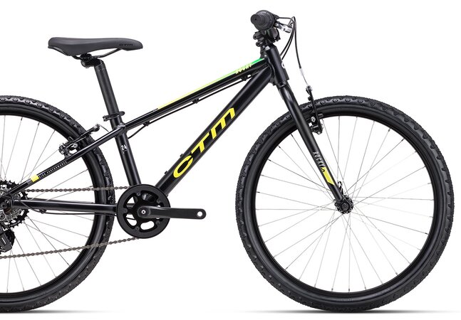 Bicykel CTM Rocky 1.0 Matná Čierna / Zelená 2025