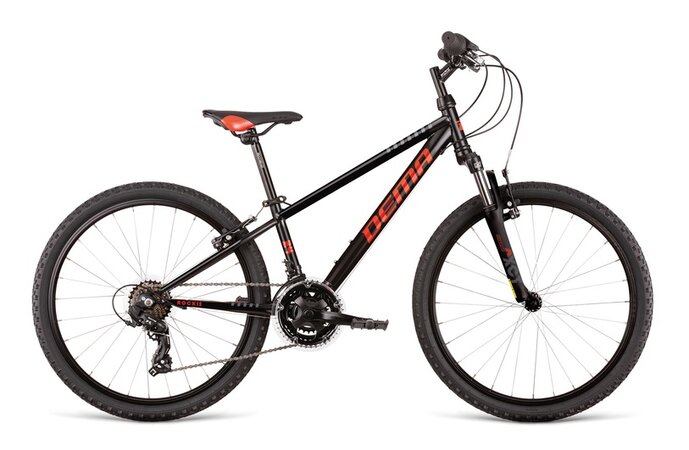 Bicykel Dema Rockie 24 SF Black/Red 2021