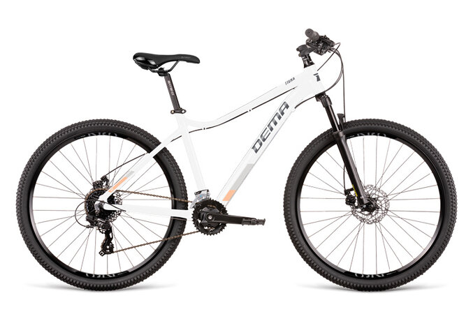Bicykel Dema Tigra 5 White/Dark Gray 2022