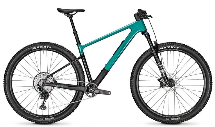 Bicykel Focus Raven 8.8 Bluegreen Glossy/Carbon Raw Glossy 2025