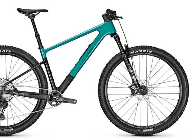 Bicykel Focus Raven 8.8 Bluegreen Glossy/Carbon Raw Glossy 2025