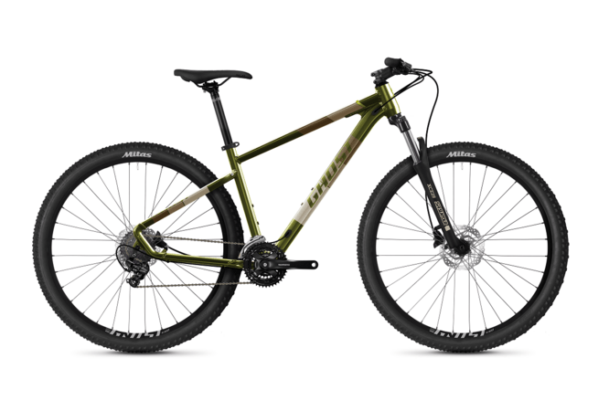 Bicykel Ghost Kato Base 29 Olive/Tan 2021