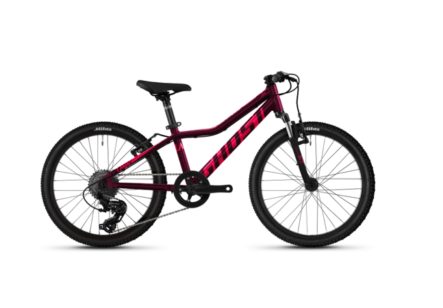 Bicykel Ghost Lanao 20" Essential Blackberry/Electric Pink 2021