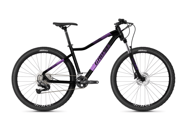 Bicykel Ghost Lanao Advanced Midnight Black/Purple 2021