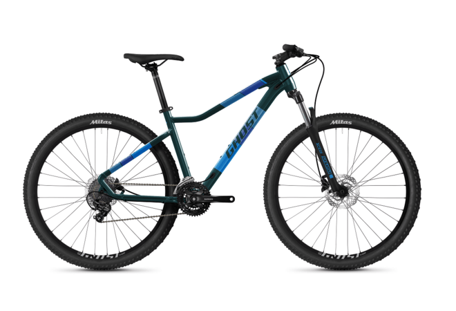 Bicykel Ghost Lanao Base Petrol Blue/Ocean 2021