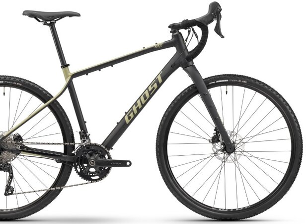 Bicykel Ghost Asket Essential AL Black/Green 2024