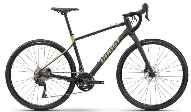 Bicykel Ghost Asket Essential AL Black/Green 2024