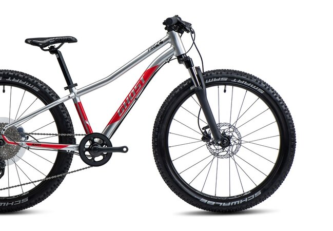 Bicykel Ghost Kato 24 Pro Silver/Red Gloss 2024