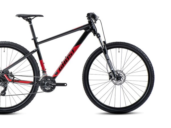 Bicykel Ghost Kato Base Black/Red Gloss 2024