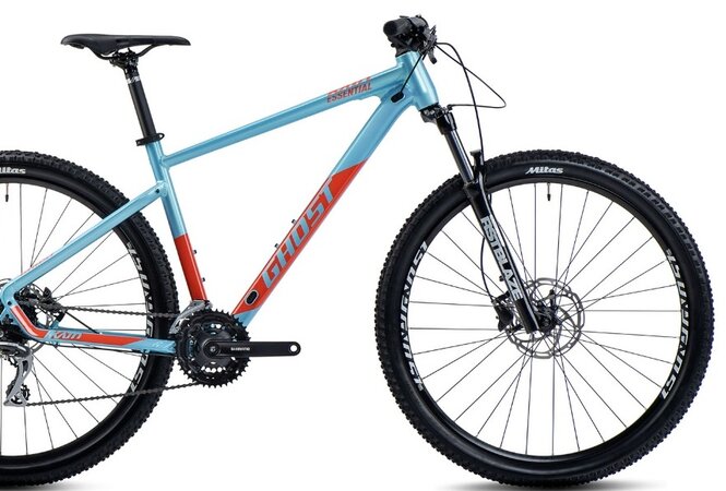 Bicykel Ghost Kato Essential 29 Light Blue Pearl/Orange Gloss 2024
