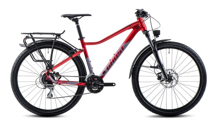 Bicykel Ghost Lanao EQ W Pearl Red Gloss/Pearl purple Matt 2022