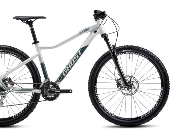 Bicykel Ghost Lanao Essential 27,5 W Pearl White/Metallic Green Gloss 2022