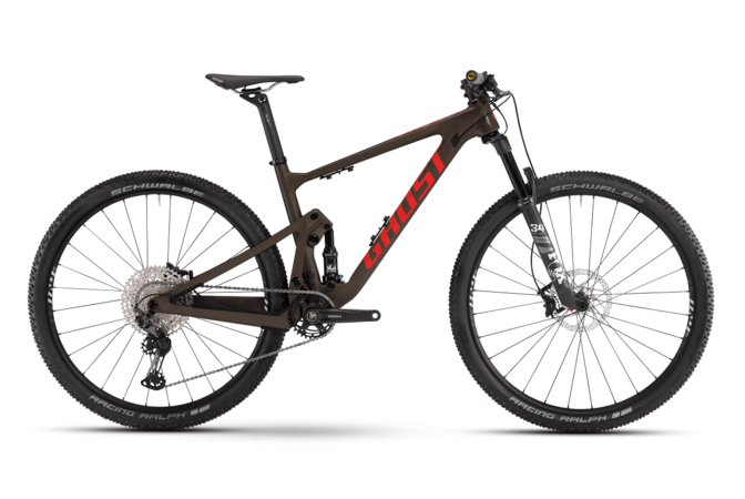 Bicykel Ghost Lector FS Essential Chocolate Brown/Riot Red 2022 Bicykel Ghost Lector FS Essential Chocolate Brown/Riot Red 2022