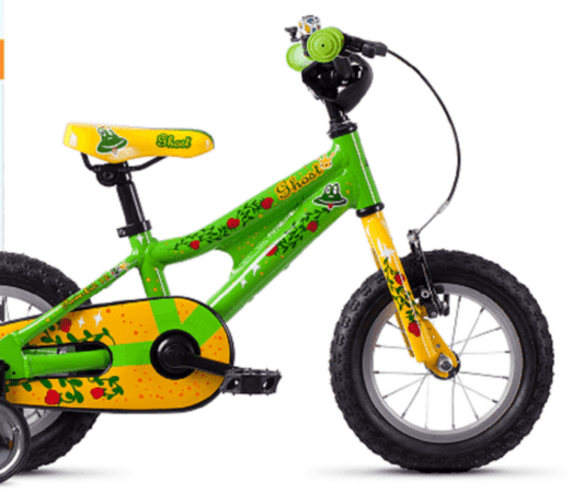 Bicykel Ghost Powerkid 12 Green/Yellow 2021
