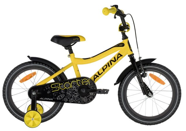 Bicykel Alpina Starter Yellow