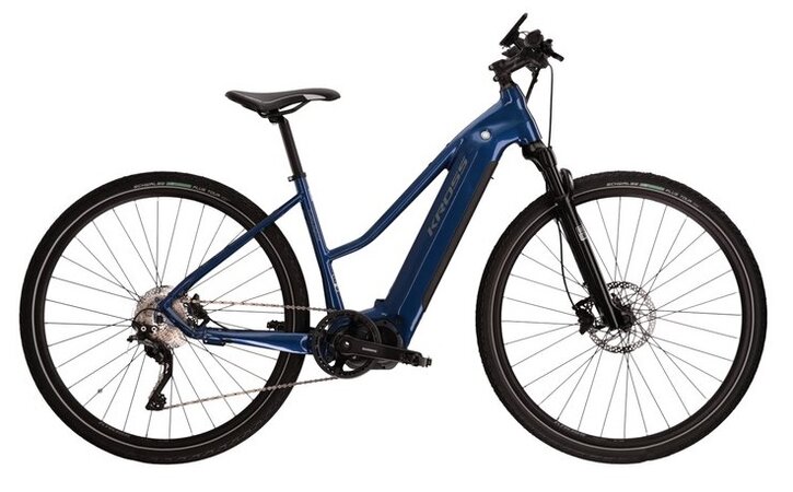 Elektrobicykel Kross Evado Hybrid 6.0 Blue Glossy 2022