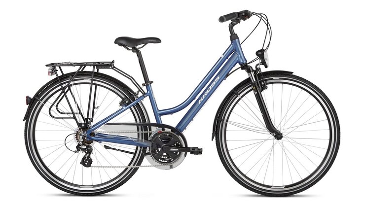 Bicykel Kross Trans 2.0 SR White/Blue 2021