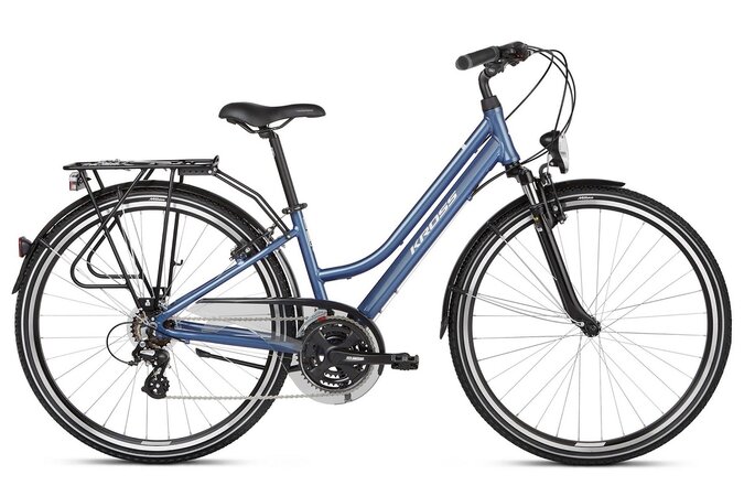 Bicykel Kross Trans 2.0 White/Blue 2021