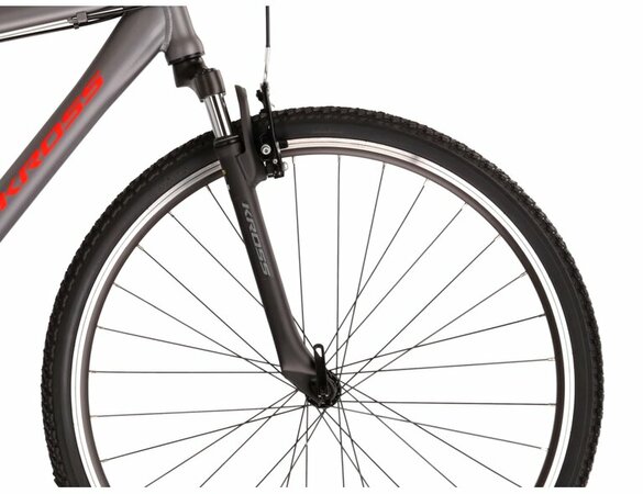 Bicykel Kross Evado 1.0 Graphite/Red Matte 2022