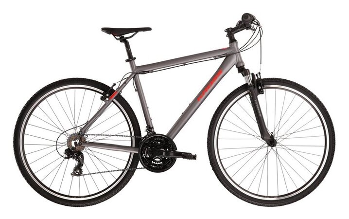 Bicykel Kross Evado 1.0 Graphite/Red Matte 2022