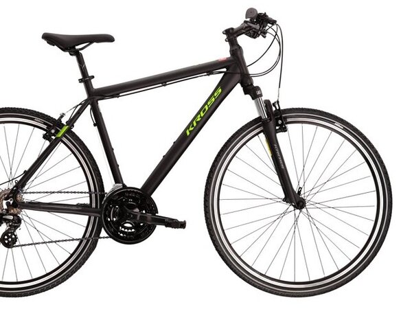 Bicykel Kross Evado 2.0 Black/Green Matte 2022