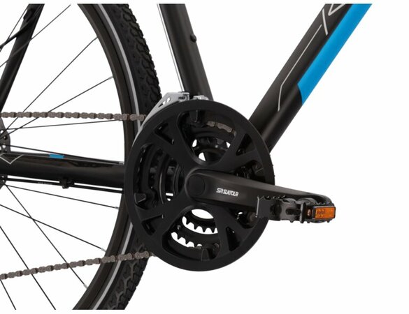 Bicykel Kross Evado 4.0 Black/Blue Matte 2022