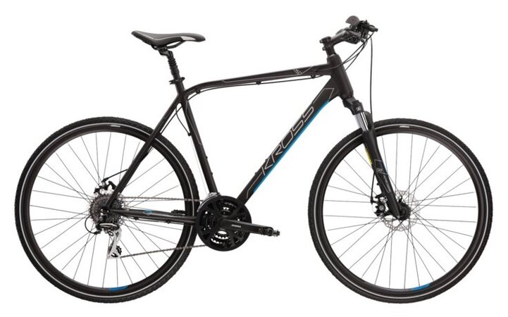 Bicykel Kross Evado 4.0 Black/Blue Matte 2022
