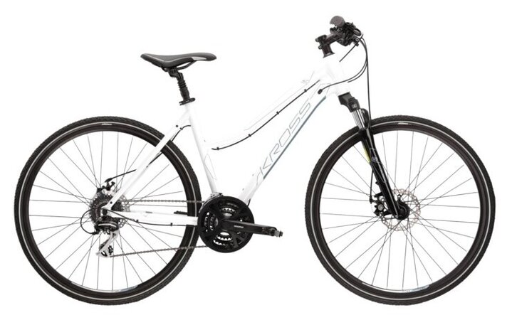 Bicykel Kross Evado 4.0 White/Steel Glossy 2022