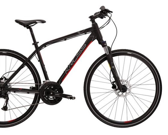 Bicykel Kross Evado 5.0 Black/Red Matte 2022