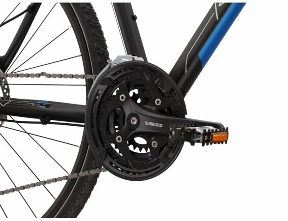 Bicykel Kross Evado 6.0 Black/Blue Matte 2022