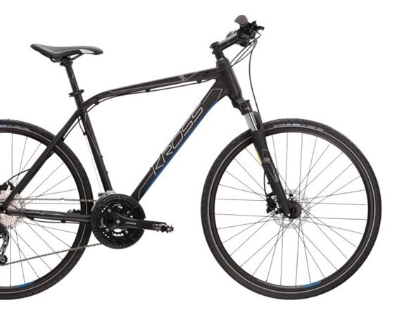 Bicykel Kross Evado 6.0 Black/Blue Matte 2022