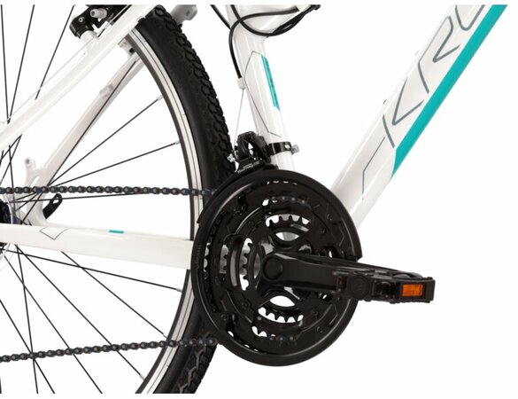 Bicykel Kross Evado 1.0 White/Turquoise Glossy 2022