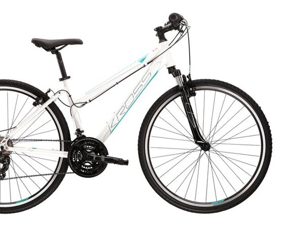 Bicykel Kross Evado 1.0 White/Turquoise Glossy 2022