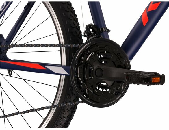 Bicykel Kross Hexagon 1.0 Navy Blue/ Red/Grey Matte 2022