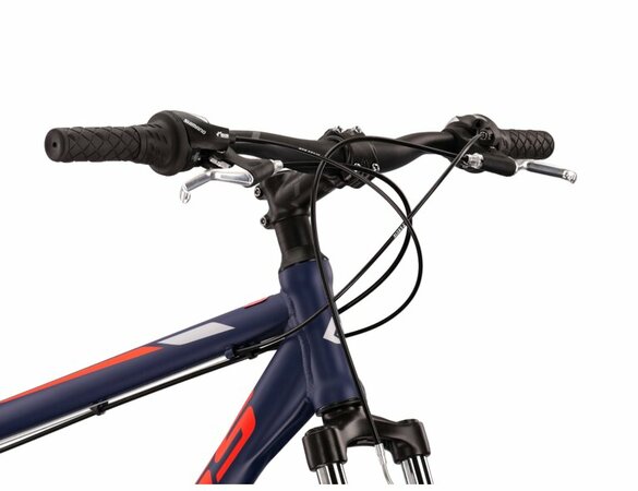 Bicykel Kross Hexagon 1.0 Navy Blue/ Red/Grey Matte 2022