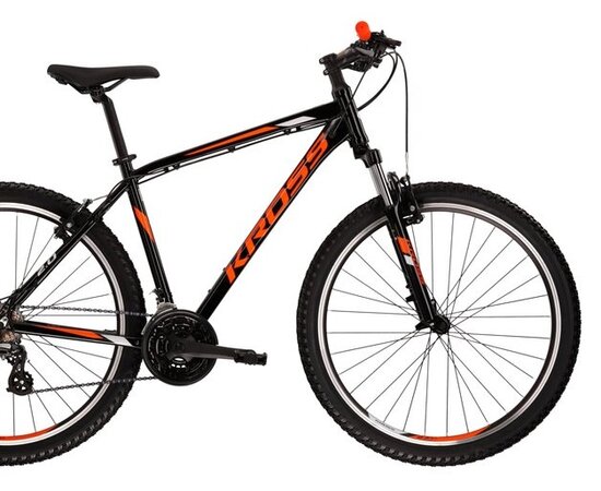Bicykel Kross Hexagon 2.0 Black/Orange/Grey Glossy 2022