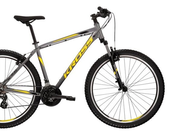 Bicykel Kross Hexagon 2.0 Graphite/Black/Yellow Glossy 2022