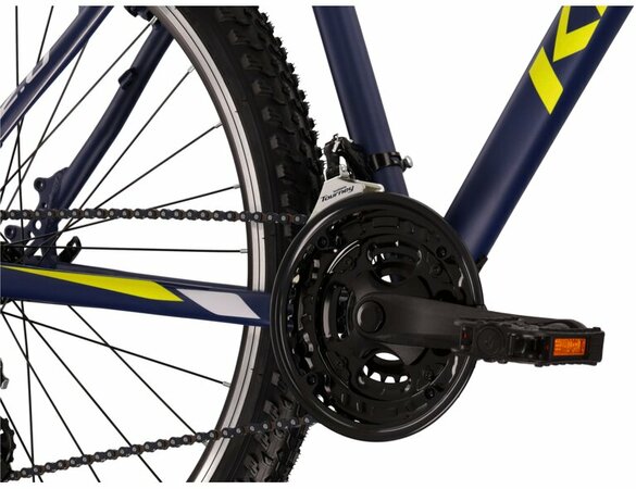 Bicykel Kross Hexagon 2.0 Navy Blue/Lime Green/Grey Matte 2022