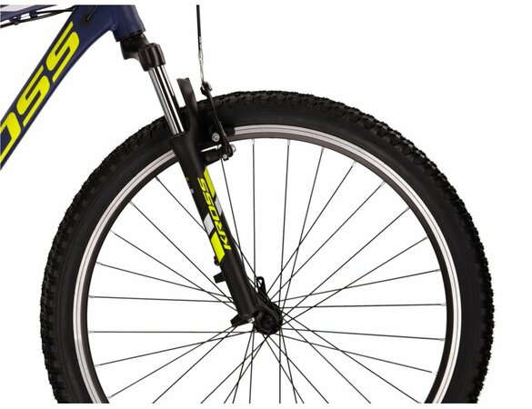 Bicykel Kross Hexagon 2.0 Navy Blue/Lime Green/Grey Matte 2022