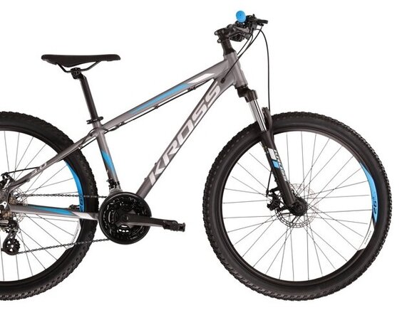 Bicykel Kross Hexagon 3.0 Graphite/Blue/White Matte 2022