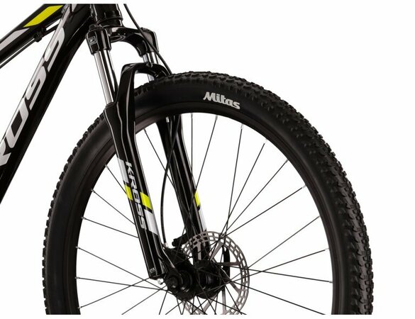 Testovaný Bicykel Kross Hexagon 5.0 Black/ Lime Green/Grey Glossy 2022