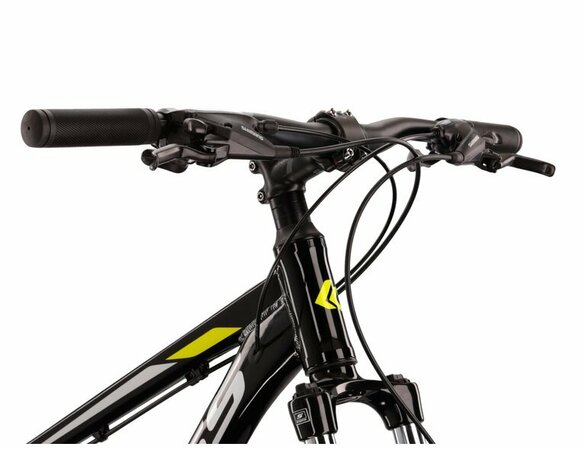 Testovaný Bicykel Kross Hexagon 5.0 Black/ Lime Green/Grey Glossy 2022