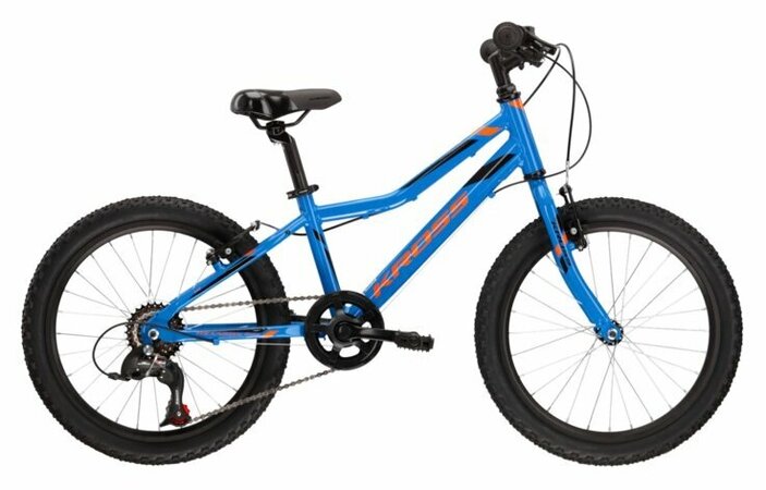 Bicykel Kross Hexagon Mini 1.0 Navy Blue/White/Orange Glossy 2022