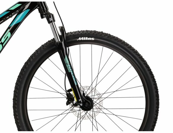 Bicykel Kross Lea 5.0 Black/Turquoise Glossy 2022