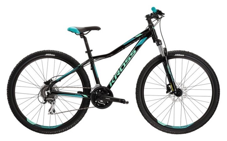 Bicykel Kross Lea 5.0 Black/Turquoise Glossy 2022