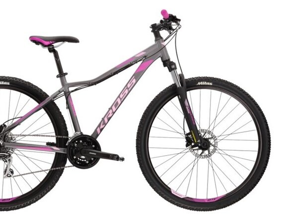 Bicykel Kross Lea 5.0 Graphite/Pink/Violet Matte 2022