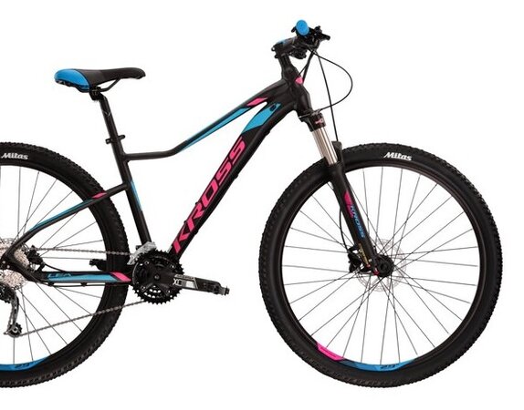 Bicykel Kross Lea 8.0 Black/Pink/Blue Matte 2022