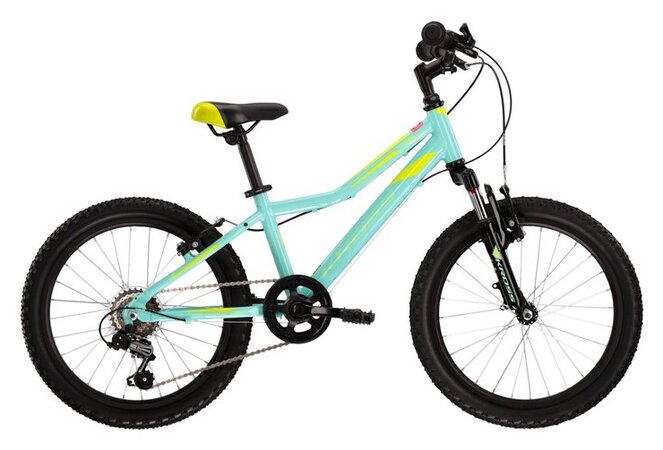 Bicykel Kross Lea Mini 2.0 Aquamarine/Lime Green Glossy 2022