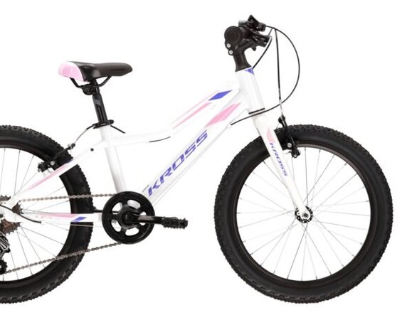 Bicykel Kross Lea Mini 3.0 Light White/Pink/Violet Glossy 2022